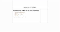 Desktop Screenshot of kodapa.com