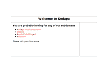 Tablet Screenshot of kodapa.com